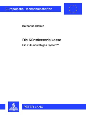 cover image of Die Kuenstlersozialkasse